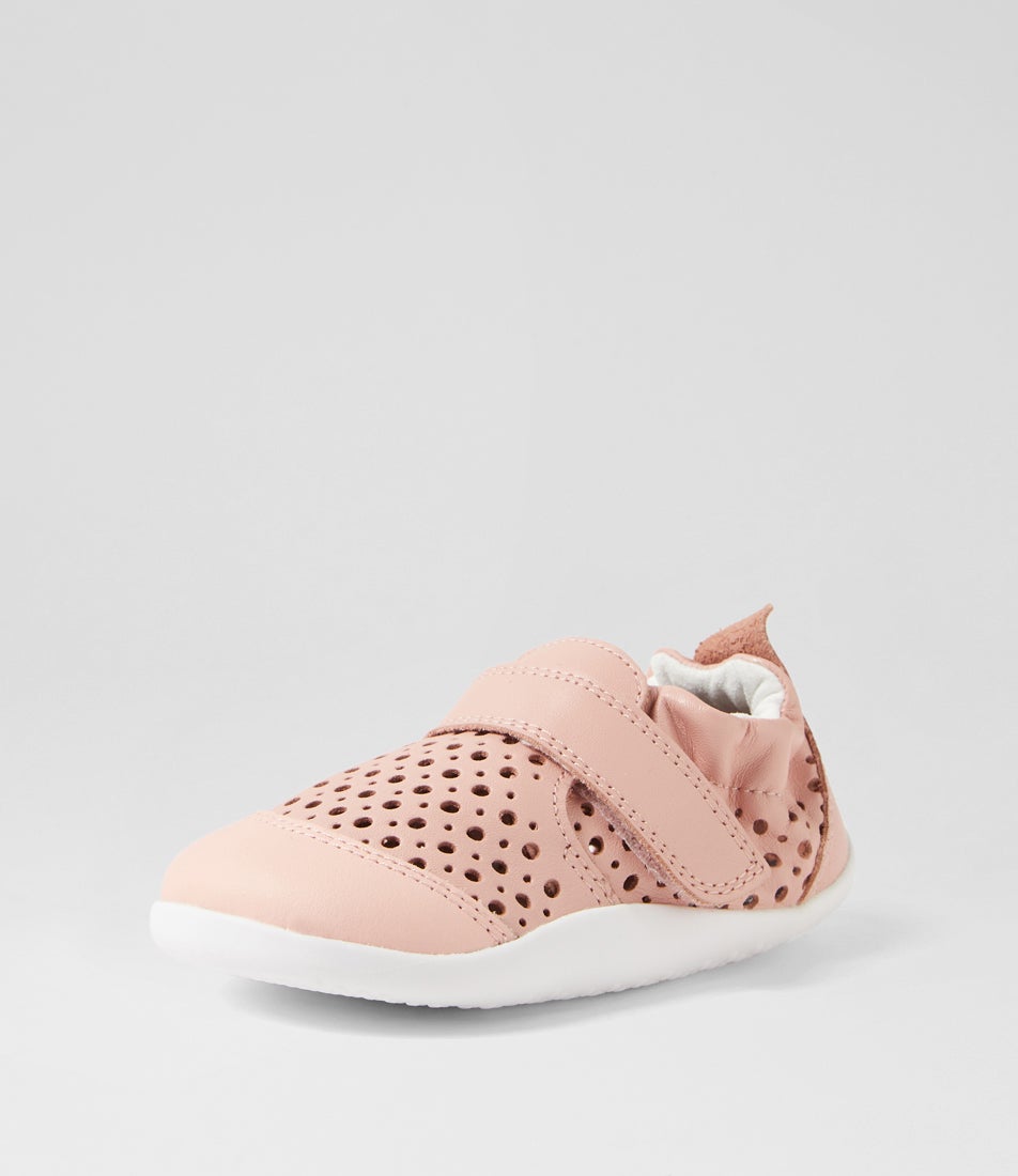 Bobux Xp Go Punch Infant Seashell Leather Flat Shoes