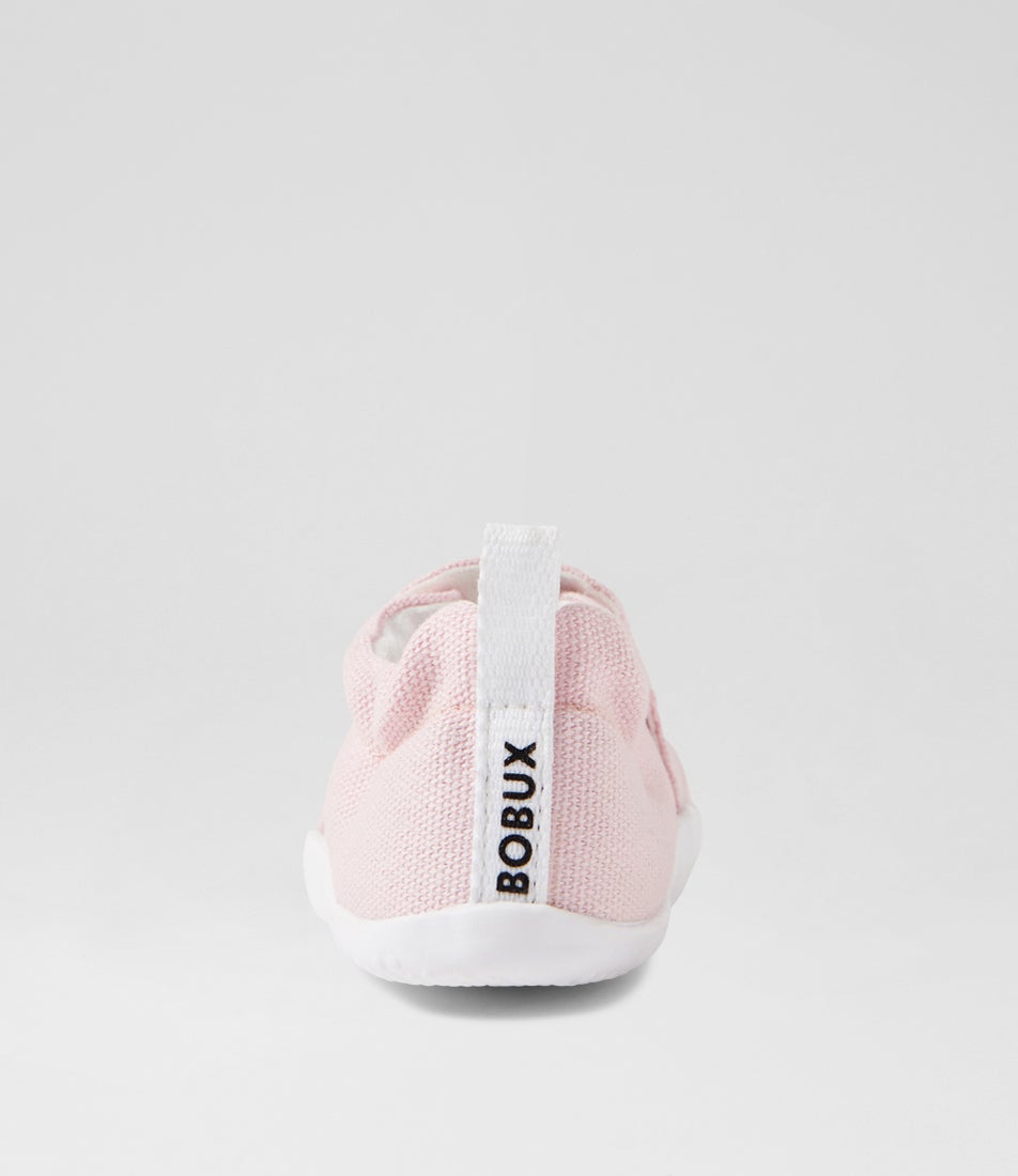 Bobux Xp Scamp Organic Parfait Pink Canvas Flat Shoes