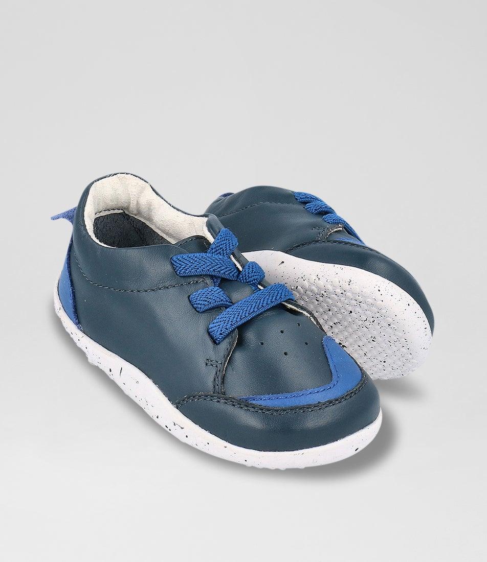 Bobux Xp Sport Infant Navy Binjau Blue Leather Sneakers