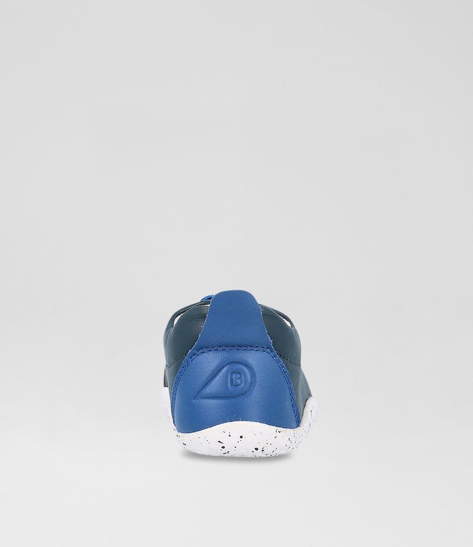 Bobux Xp Sport Infant Navy Binjau Blue Leather Sneakers