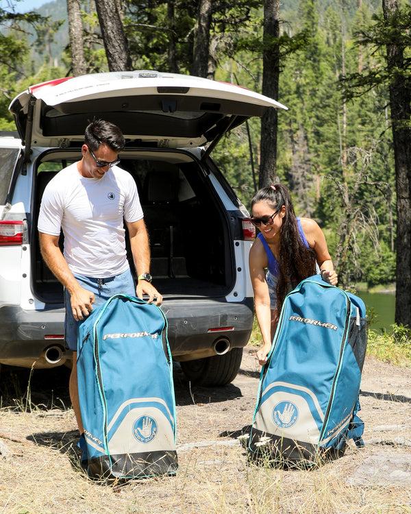 Body Glove 2024 Performer 11' Inflatable Paddle Board - Deep Sea/Isle Green