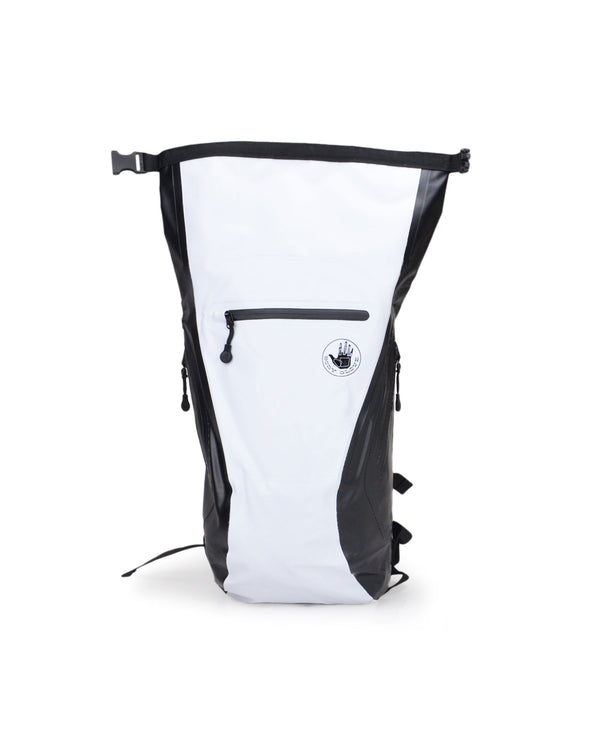 Body Glove Advenire 25L Waterproof Vertical Roll-Top Backpack - White