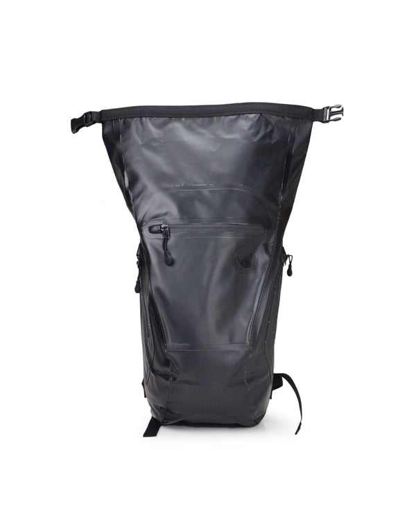 Body Glove Advenire 25L Waterproof Vertical Roll-Top Backpack - Black