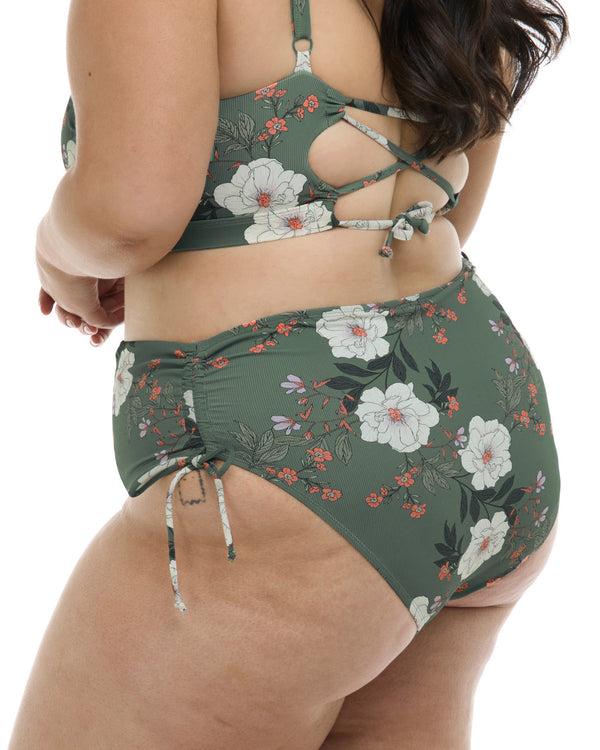 Body Glove Aurora High Tide Plus Size Swim Bottom - Saguaro