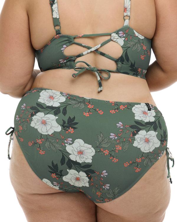 Body Glove Aurora High Tide Plus Size Swim Bottom - Saguaro