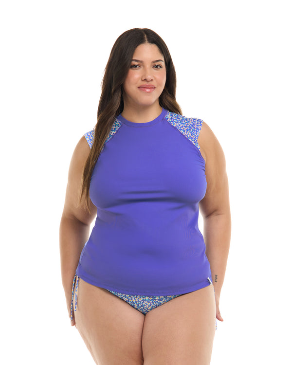 Body Glove Bellium Exhale Plus Size Rashguard - Clearwater