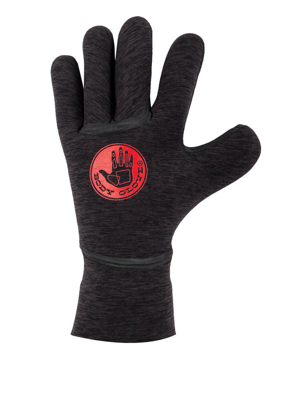 Body Glove 5mm Red Cell Five Finger Glove - Black