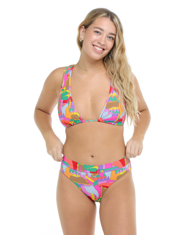 body glove Artistry Milo Deep V Top - Artistry / Multi