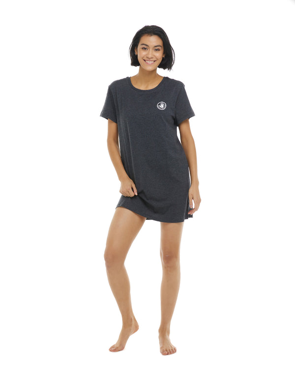 Body Glove Brielle T-Shirt Dress - Heather Grey