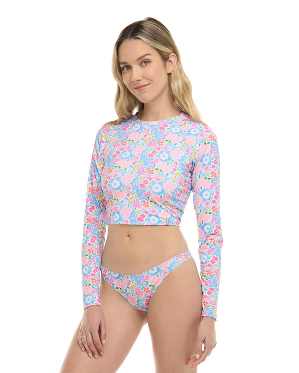 Body Glove Daydream Let It Be Crop Rashguard - Sky