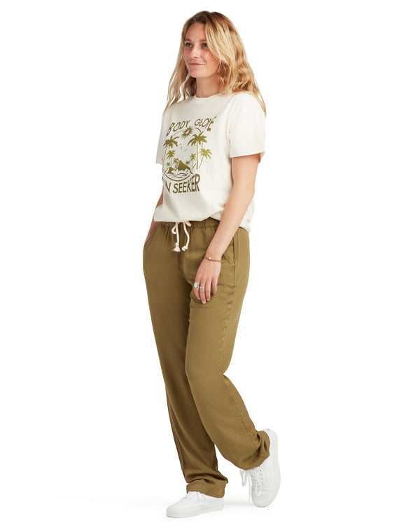 Body Glove Feeling Good Drawstring Pant - Fern