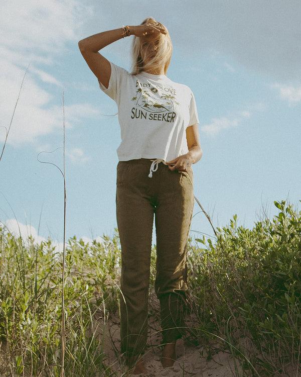 body glove Feeling Good Drawstring Pant - Fern