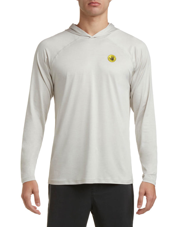 Body Glove Filtrate UPF L/S Hooded Sun Shirt - White