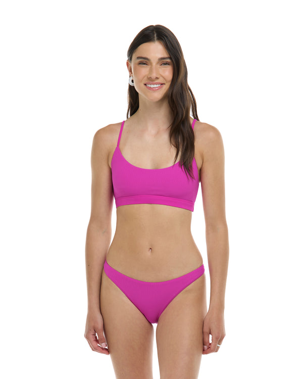 Body Glove Ibiza Aro Bralette Bikini Top - Fuchsia