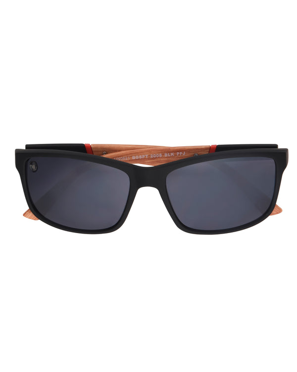Body Glove Jake Rectangle Sunglasses - Black