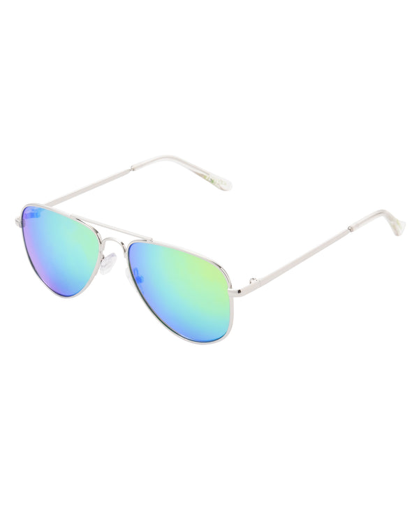 body glove Kid's Flow Aviator Sunglasses - Silver