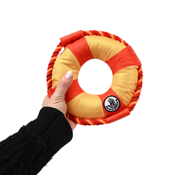 Body Glove Life Ring Dog Toy - Orange