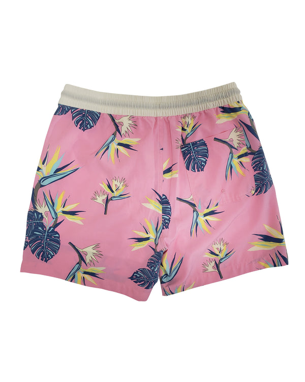 Body Glove Men's Birds Of Paradise Swim Trunk - Pink