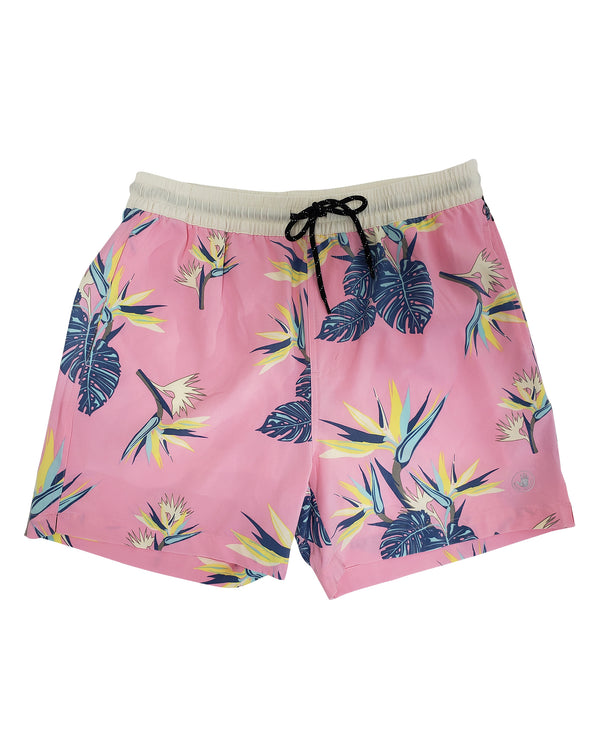 body glove Men's Birds of Paradise Swim Trunk - Pink