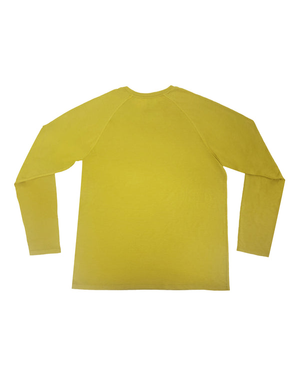 Body Glove Men's L/S Relaxed Raglan - Chartreuse