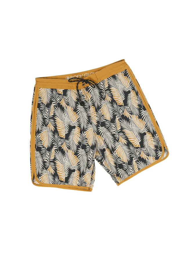 Body Glove OG Scallop 19" Boardshorts - Mustard Palms