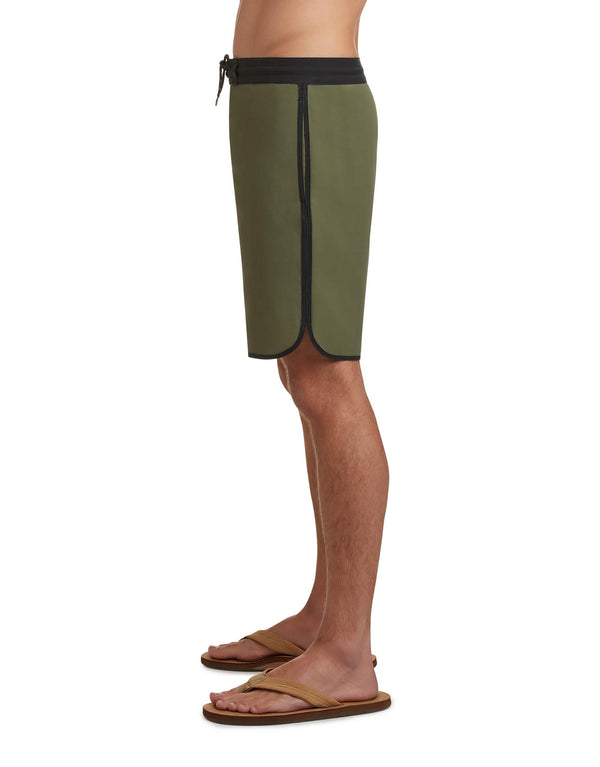 Body Glove OG Scallop 19" Boardshorts - Olive
