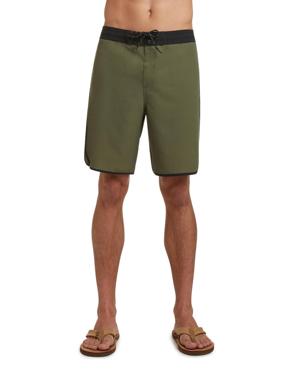 Body Glove OG Scallop 19" Boardshorts - Olive