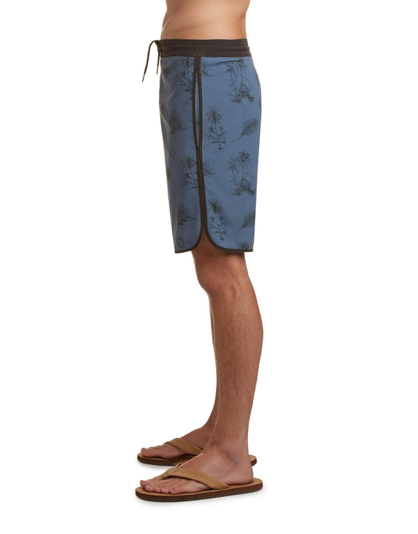 Body Glove OG Scallop 19" Boardshorts - Slate Black