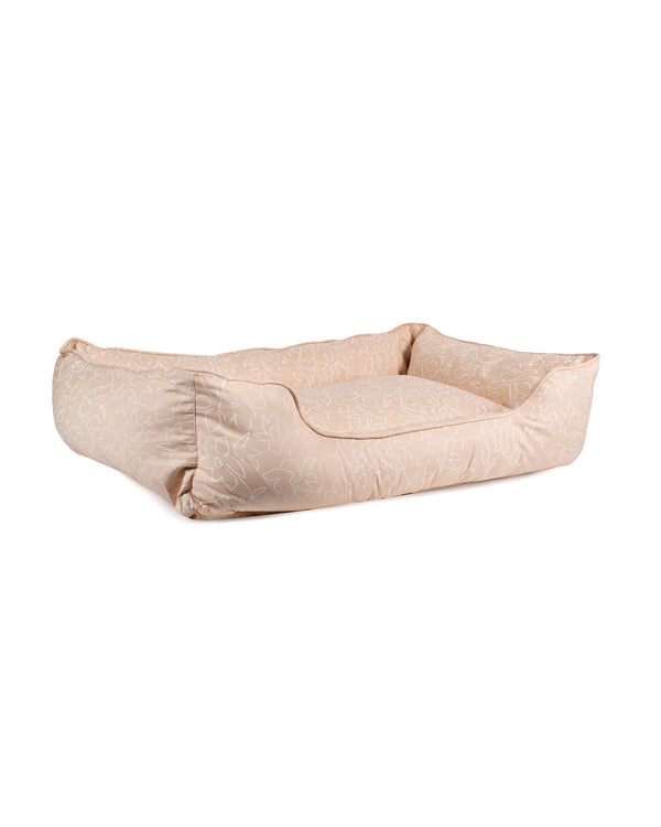 Body Glove Paintflower Kuddler Pet Bed - Sand
