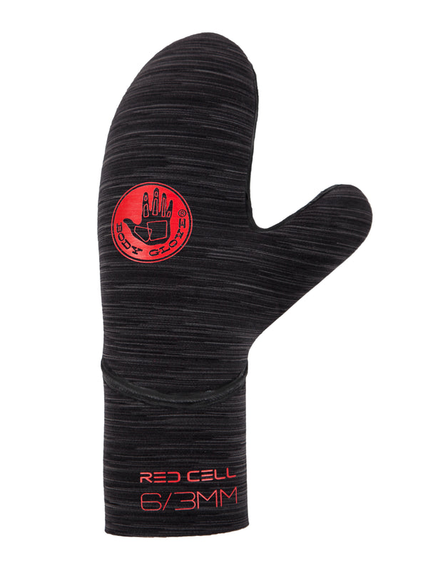 body glove Red Cell Mitt Glove 6/3mm - Black