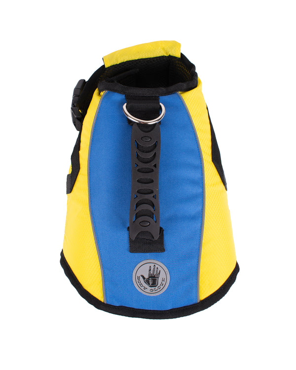 Body Glove Ripstop Pet Life Jacket - Yellow / Blue