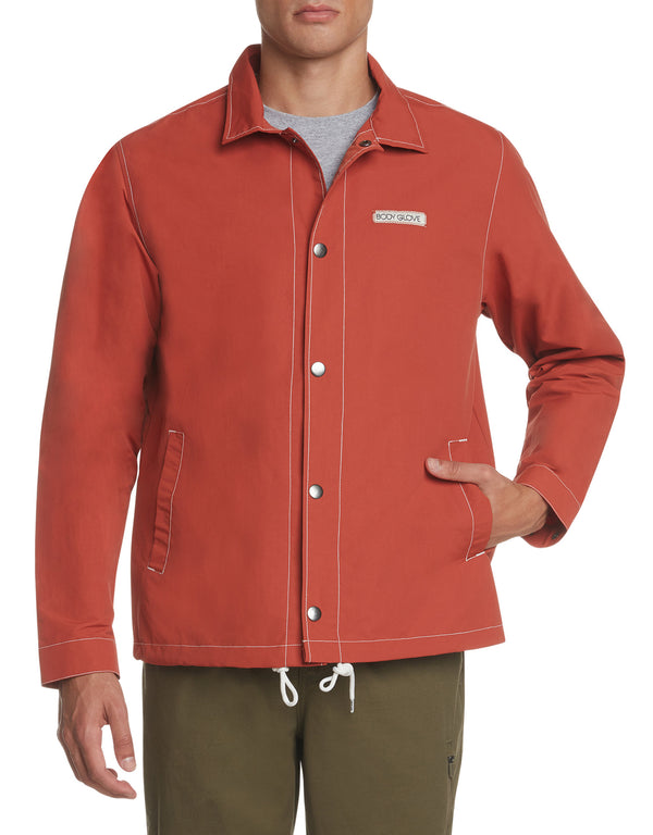 Body Glove Road Trippin' Coaches Jacket - Burnt Brick