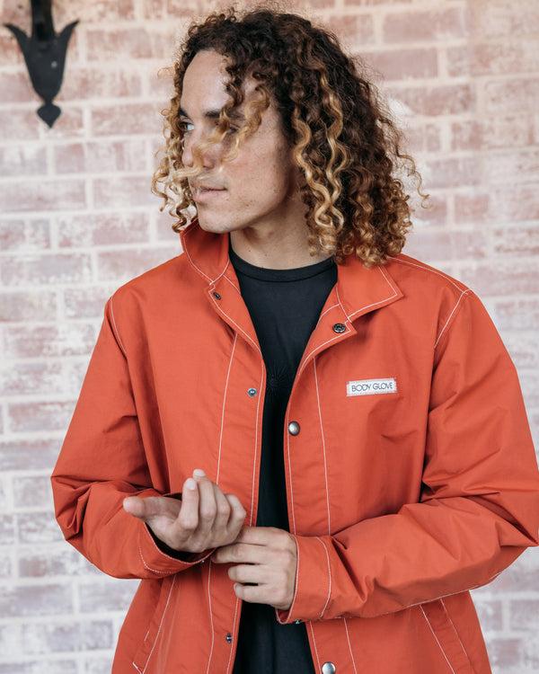 body glove Road Trippin' Coaches Jacket - Burnt Brick