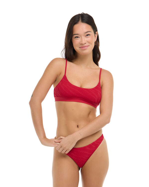 body glove Scarlet Aro Bralette Bikini Top - Cherry