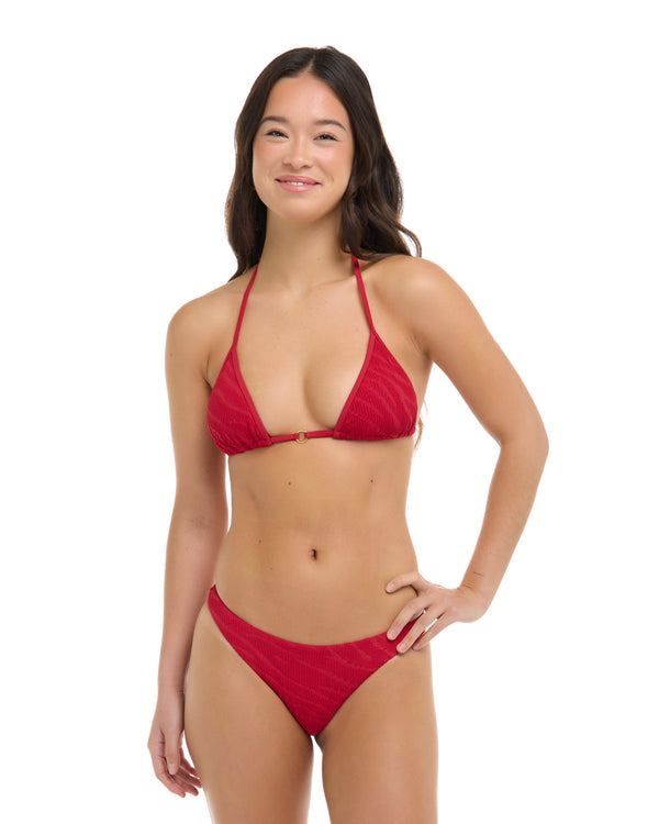 Body Glove Scarlet Dita Triangle Bikini Top - Cherry