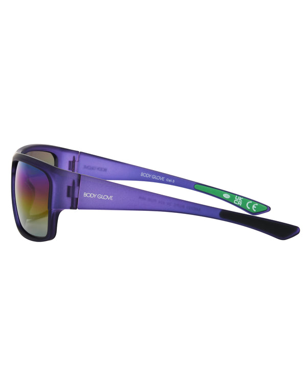 Body Glove Sea Breeze Rectangle Sunglasses - Purple
