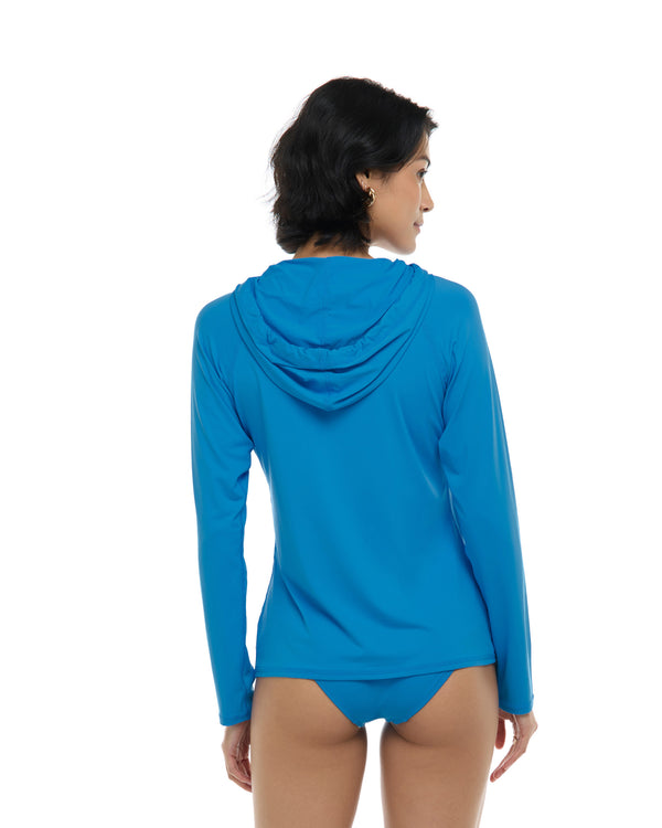 Body Glove Smoothies Barbara Hoodie Rashguard - Wave