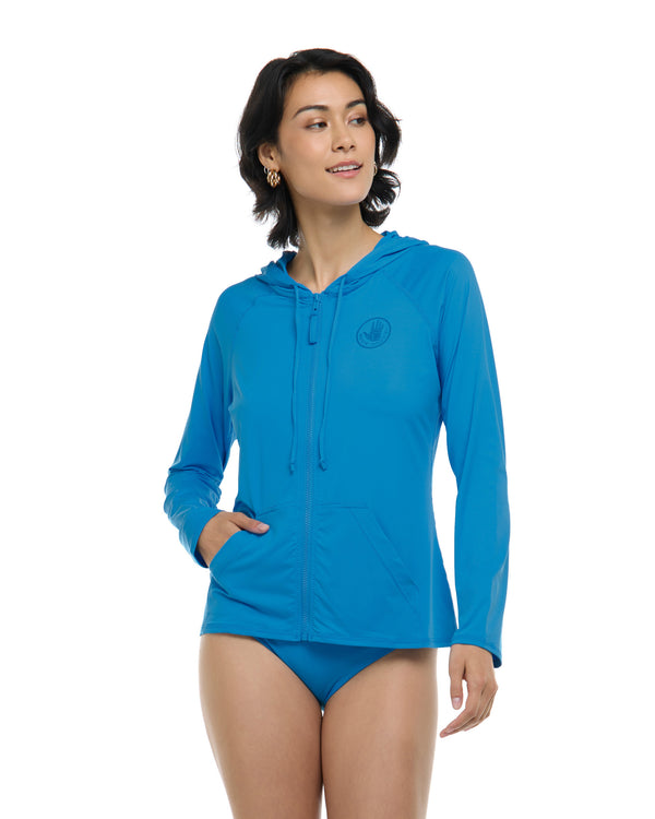 body glove Smoothies Barbara Hoodie Rashguard - Wave