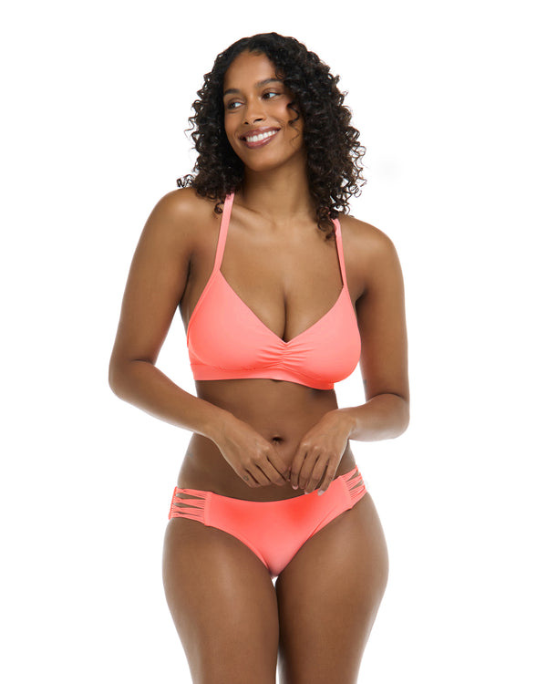 body glove Smoothies Drew D-F Cup Swim Top - Coral