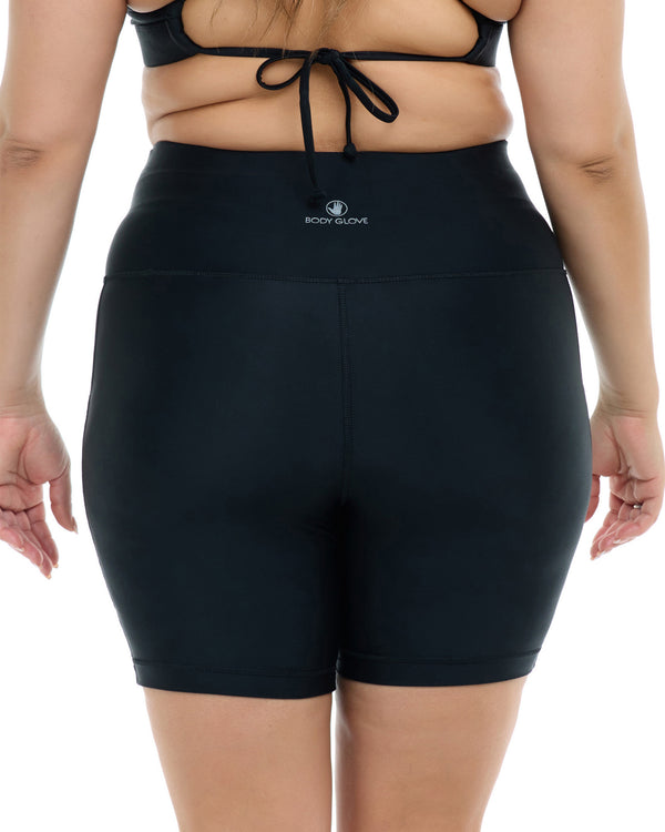 Body Glove Smoothies Spin Plus Size Short - Black