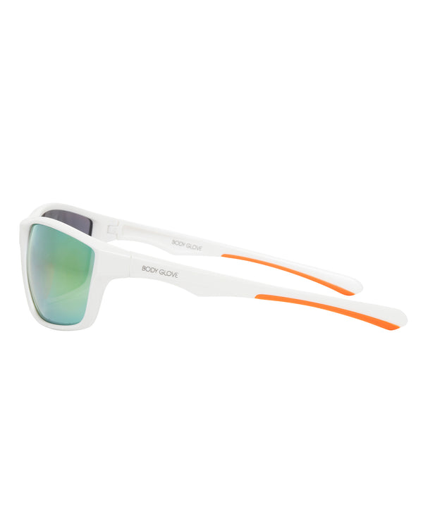 Body Glove Stoked Wrap Sunglasses - White