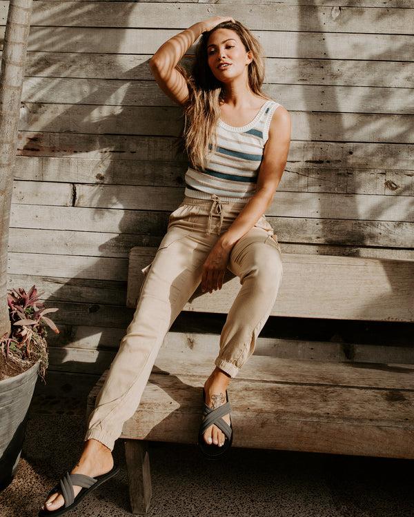 Body Glove Stripes On Stripes Sweater Tank - Multi