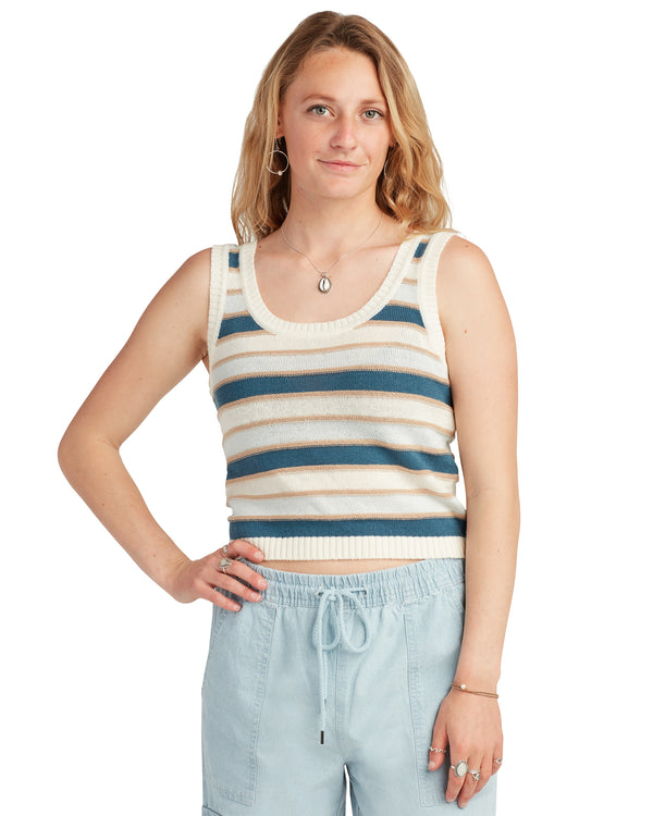 Body Glove Stripes On Stripes Sweater Tank - Multi