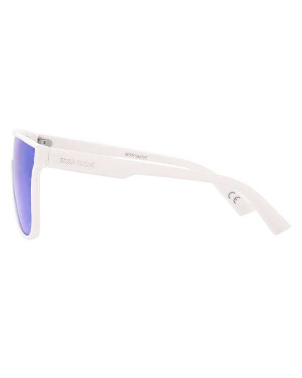Body Glove Toby Shield Sunglasses - White