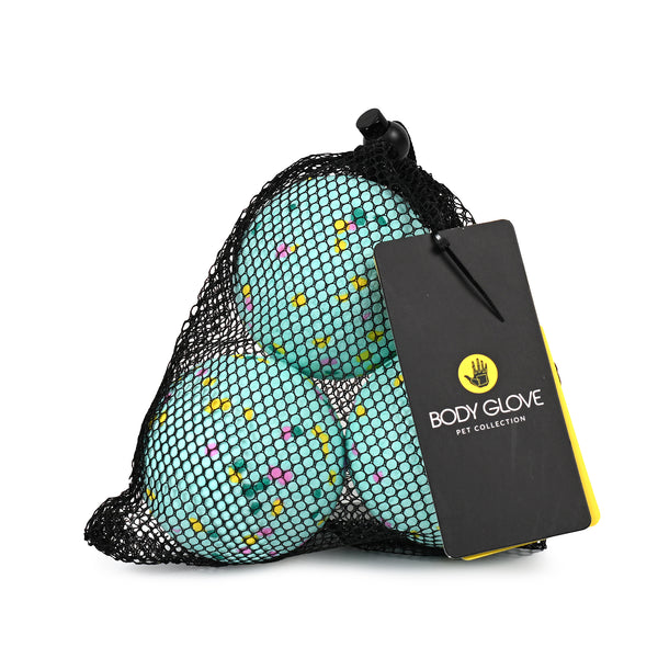 Body Glove Tough Ball 3 Pack Large - Teal Confetti