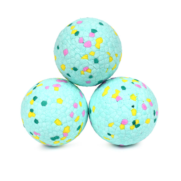 Body Glove Tough Ball 3 Pack Small - Teal Confetti