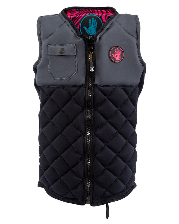 body glove Women's Non-USCGA Comp Vest - Black/Pink