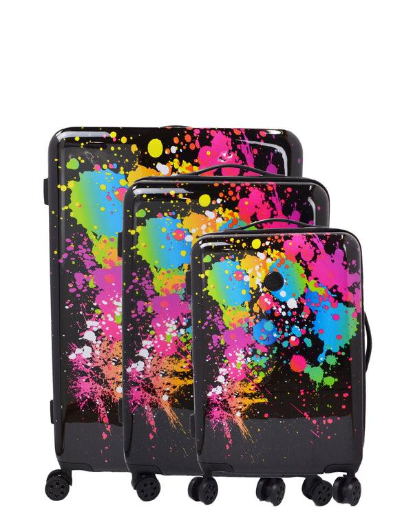 body glove Bursts 3-Piece Hardside Spinner Luggage Set - Multi