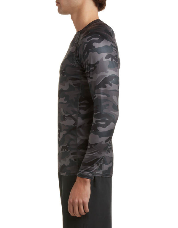 Body Glove Catalina UPF Long-Sleeve Sun Shirt - Black Camo