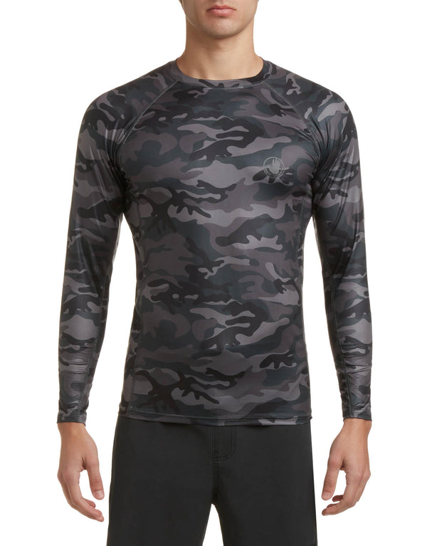 body glove Catalina UPF Long-Sleeve Sun Shirt - Black Camo